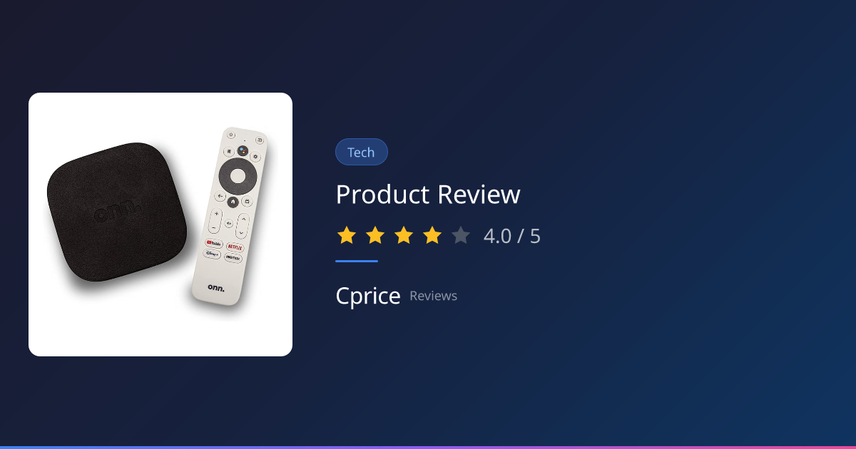 ONN Android TV 4K UHD Streaming Device with Voice Remote Control Google ...
